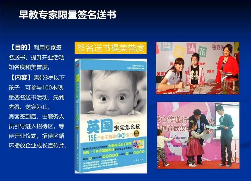 早教机构开业推广方案ppt教案