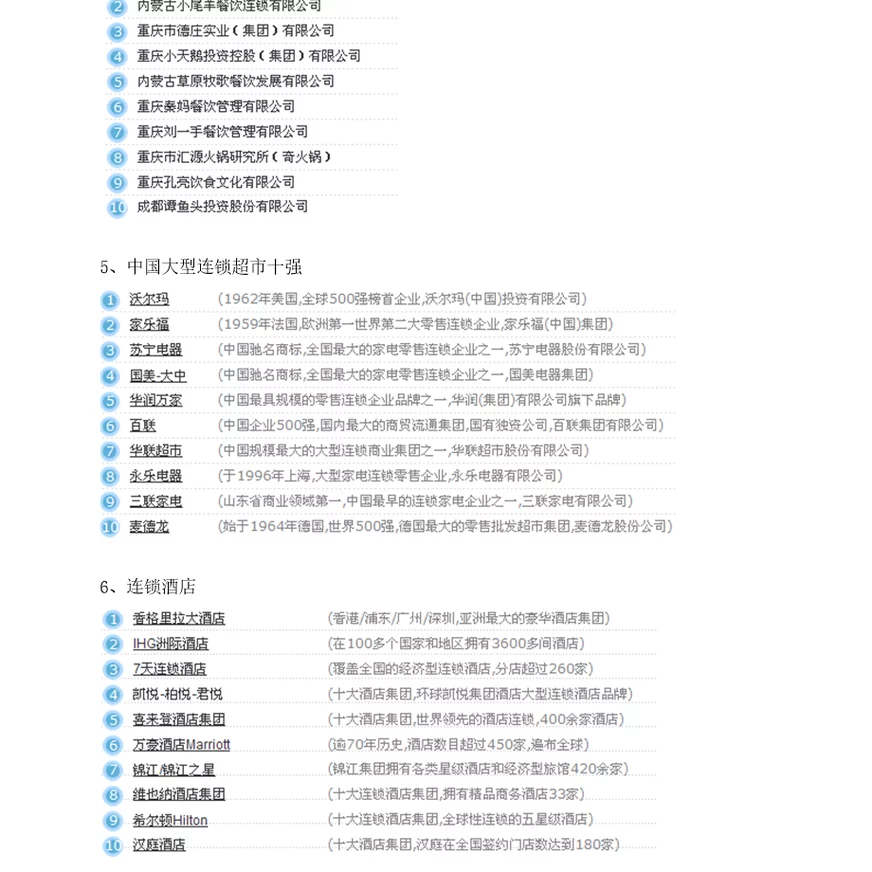 知名品牌排行榜