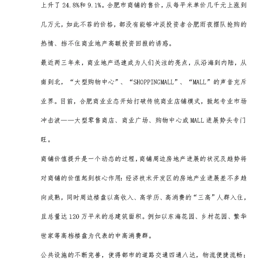 购物广场项目推广预案